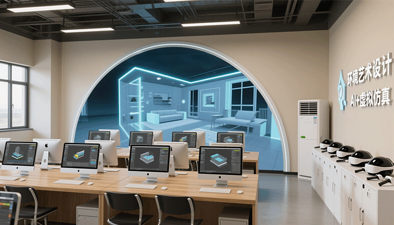 环境艺术设计“AI+虚拟仿真”实训室