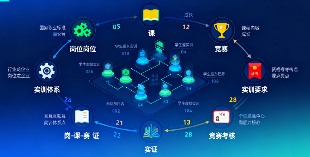 深层次“岗课赛证”融通，教学评价与产业标准无缝对接
