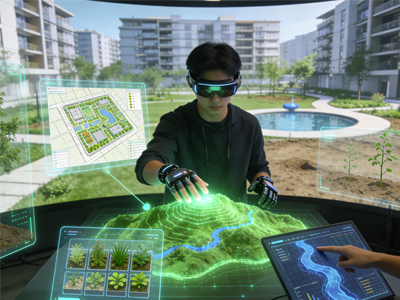 室外景观设计“AI+虚拟仿真”实训系统