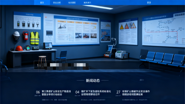煤矿安全“AI+警示防治”智慧实训管理平台