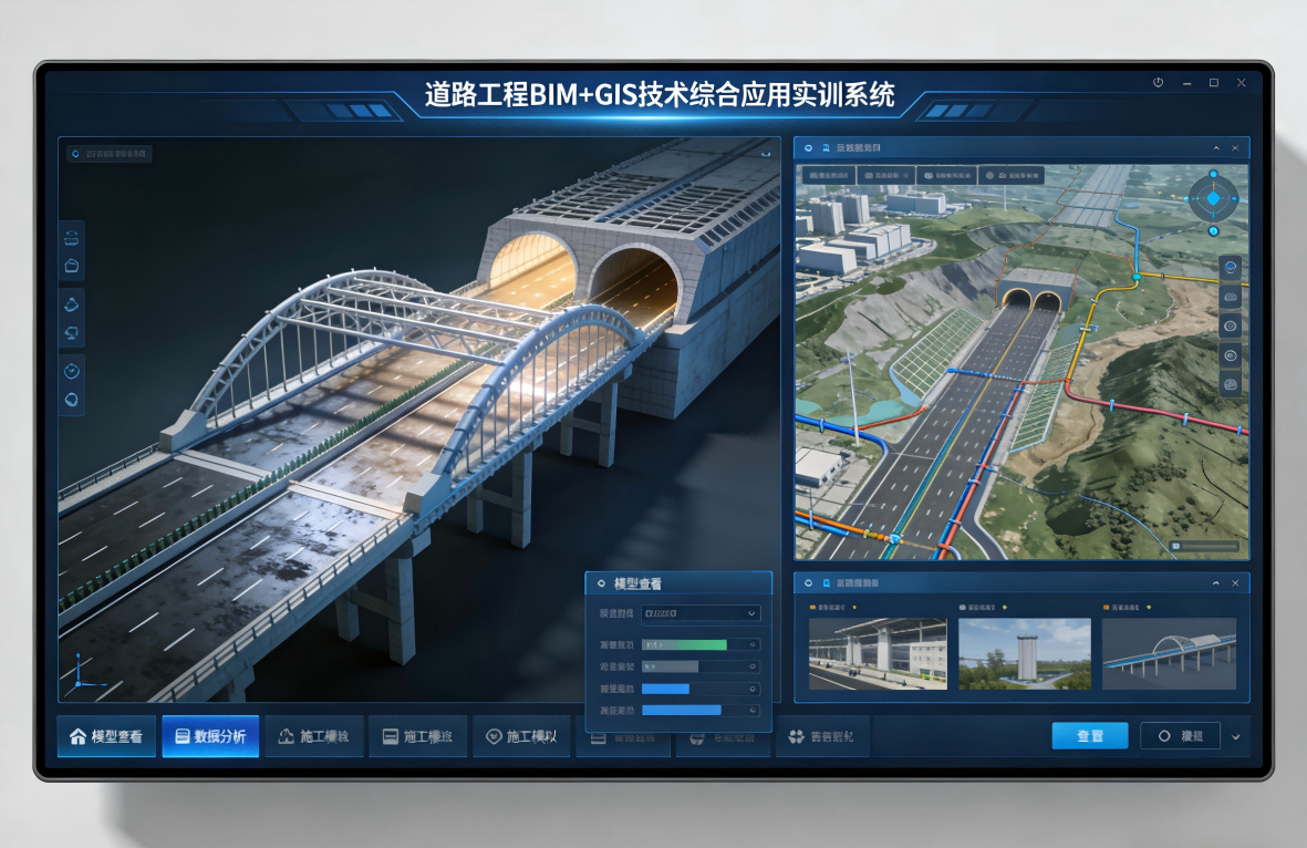 道路工程BIM+GIS技术综合应用实训系统