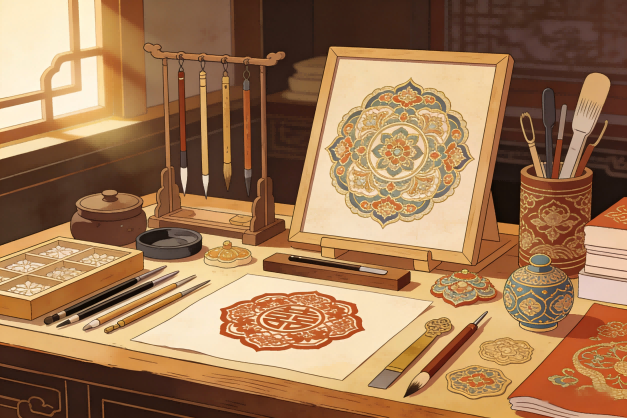 非遗传承技艺（传统美术）实训室