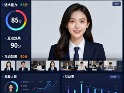 AI电商直播全景仿生实训系统