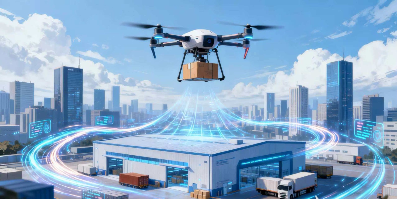 “AI+虚仿”实训室：打造职业教育低空物流智慧实训新生态