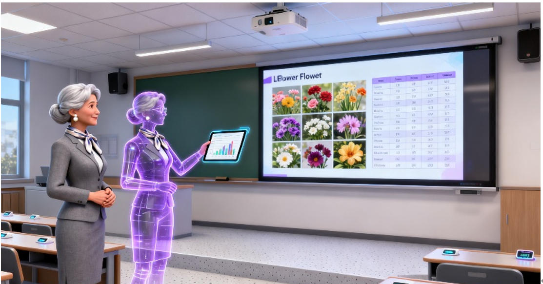 花艺环境设计AI互动教学系统