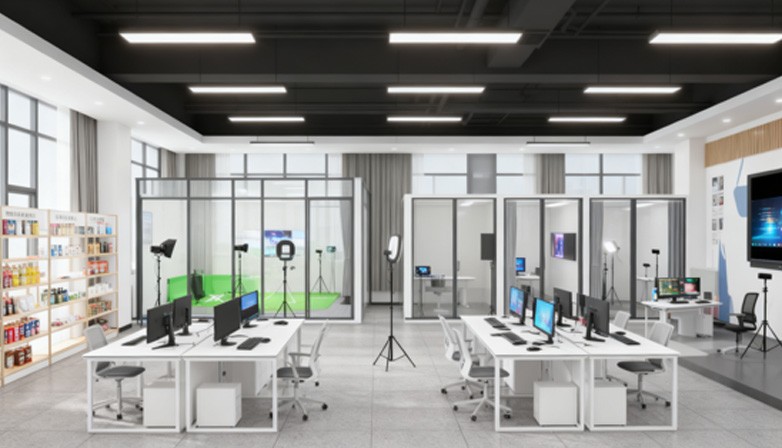 “AI+电商直播”数智化实训室