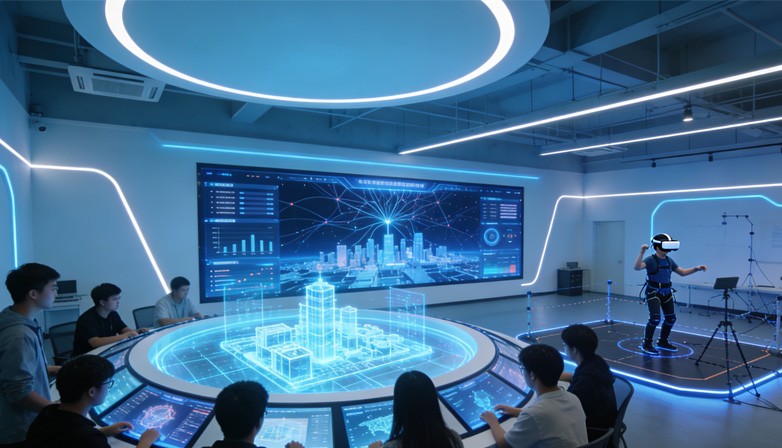 数字媒体“AI+XR”融创实训室