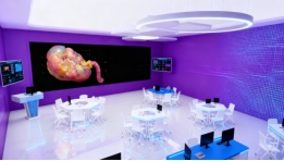 产科护理‘AI+虚仿’虚实融合实训室