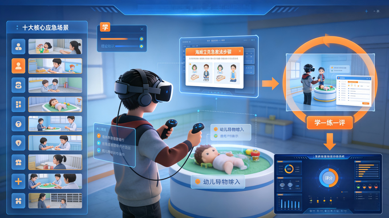 情景化应急处理虚拟仿真实训系统