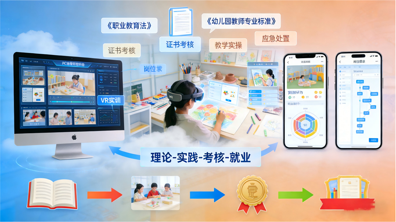 多端协同适配，产教无缝衔接