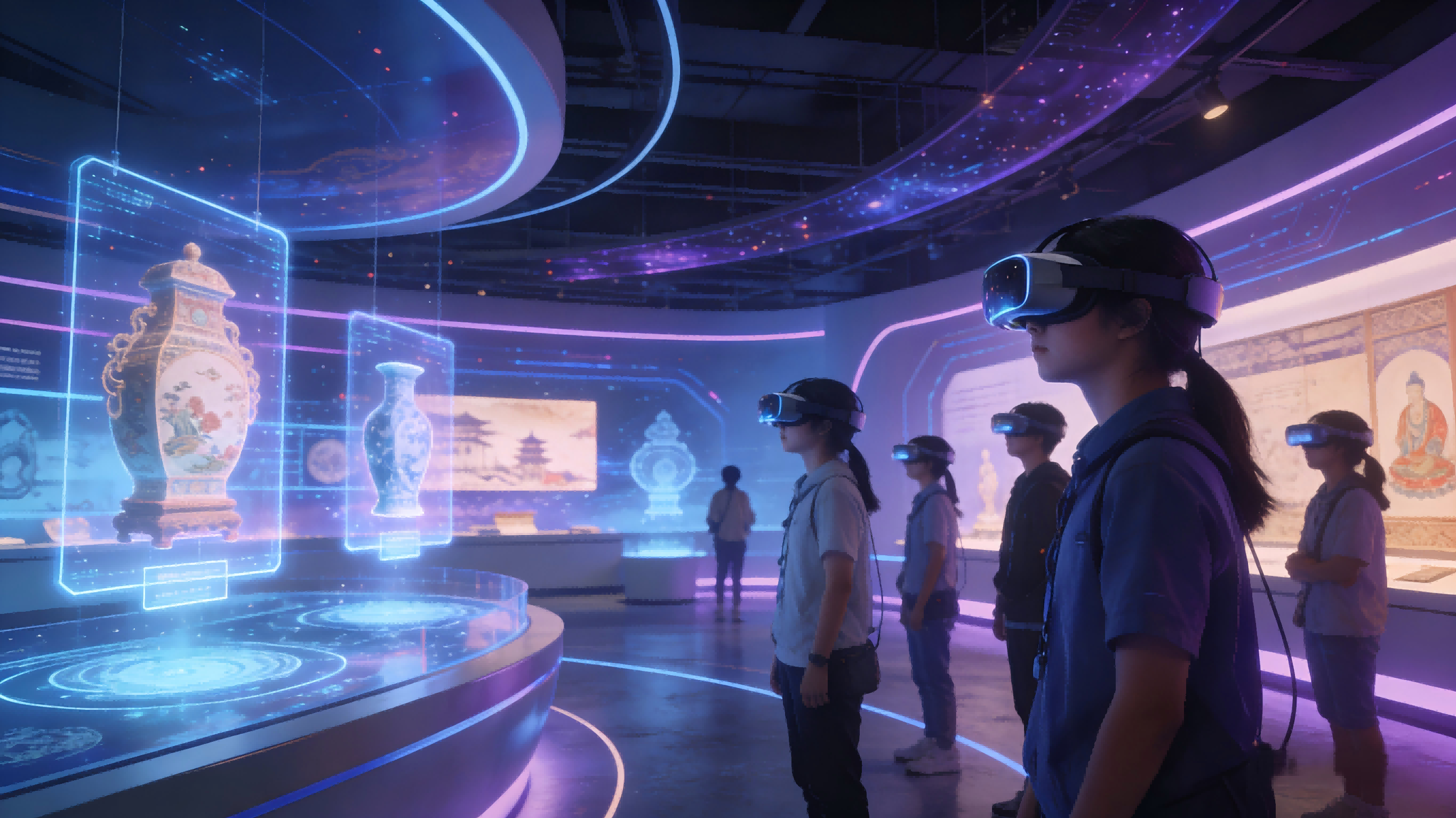 虚实融合，构建全流程育人