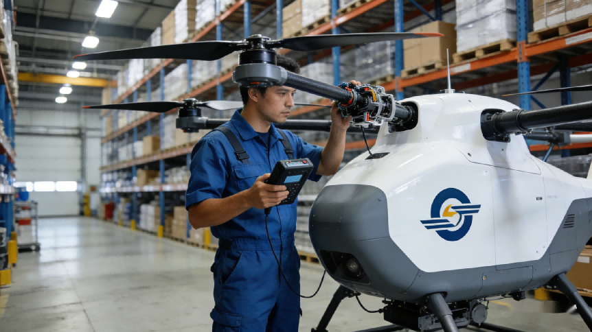 物流无人机设备检查与故障排查​