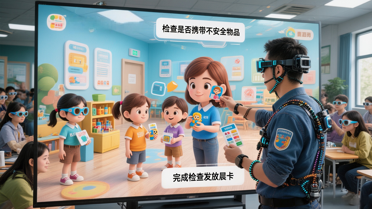 幼儿一日活动 3D 交互教学系统