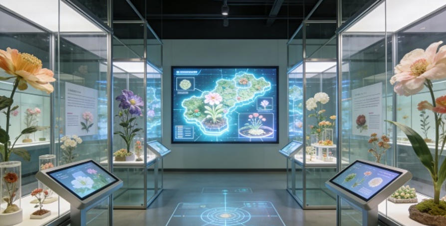 花卉生产技术多维认知系统