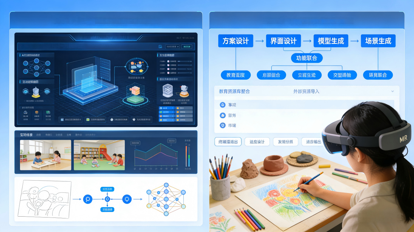 学前教育教学资源虚拟仿真开发系统