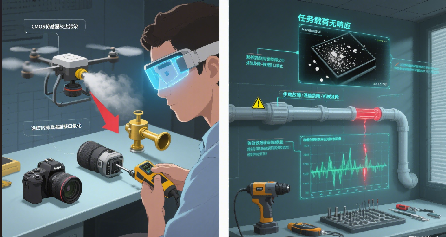 无人机组装与调试实训系统