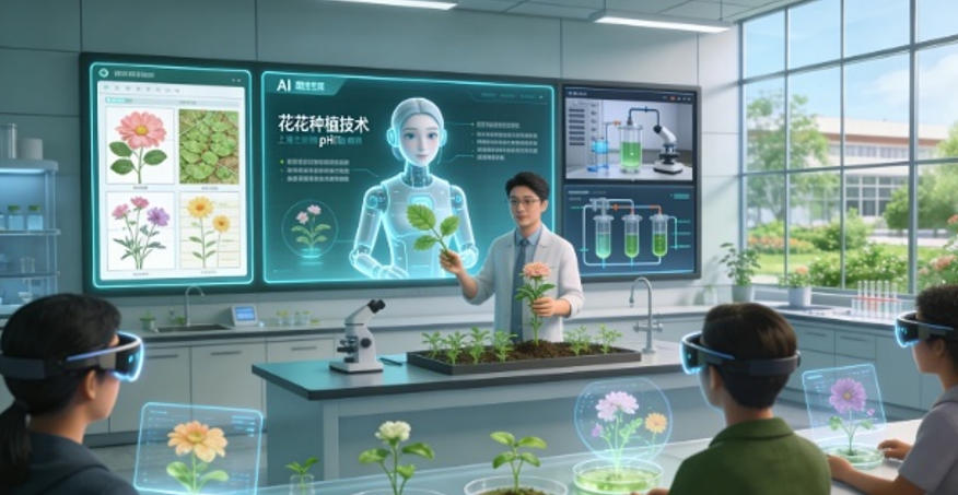 花卉生产技术AI教学系统