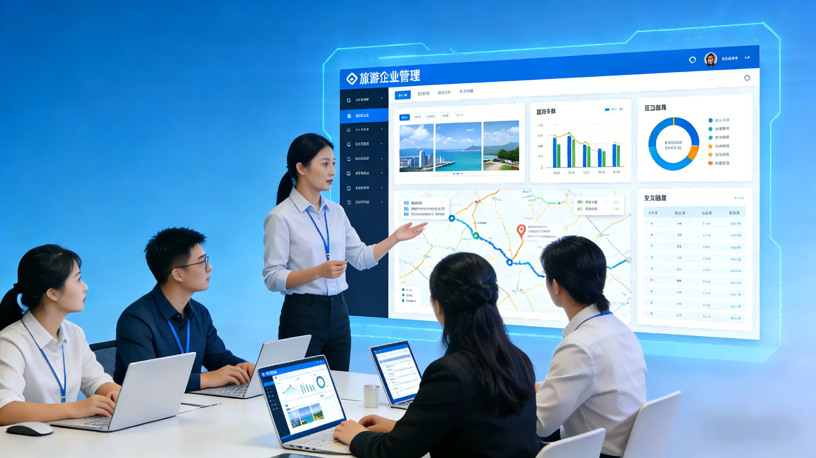 旅游企业管理能力实训系统 —— 全真运营实战型管理平台