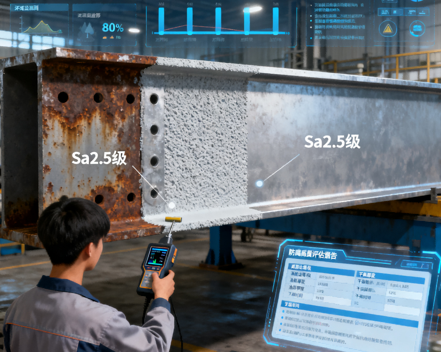 钢结构全周期MR多人协同训练系统