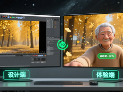 XR老年心理疗愈方案设计与展示系统