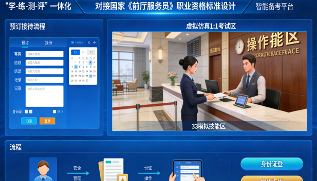 前厅服务员职业资格培训模拟考证模块