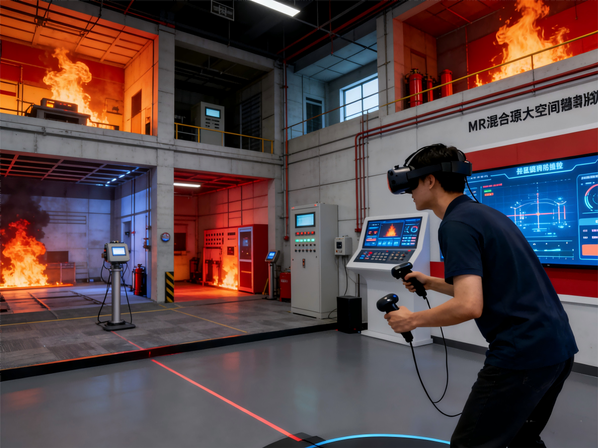 MR 混合现实大空间智慧消防实训系统
