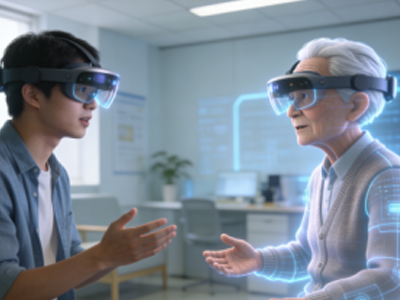 AI虚拟老人沉浸式沟通训练系统