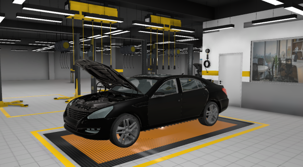 汽车岗位就业体验系统