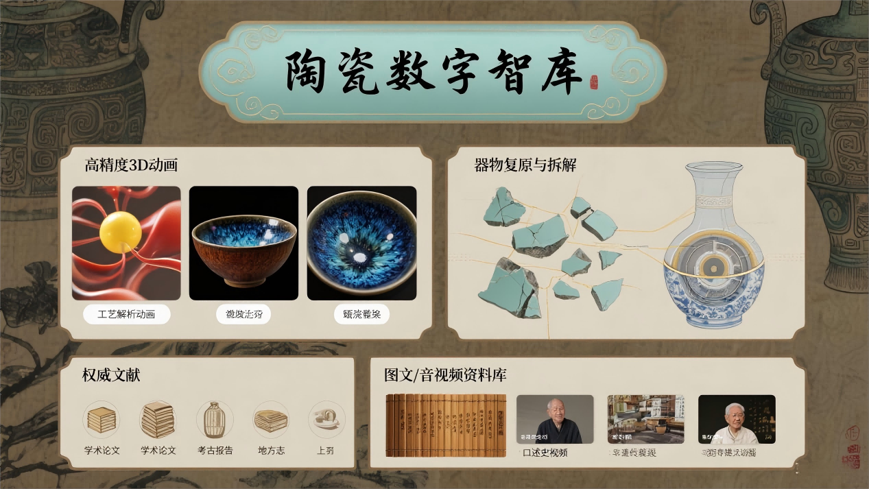 陶瓷历史与非遗文化数字智库