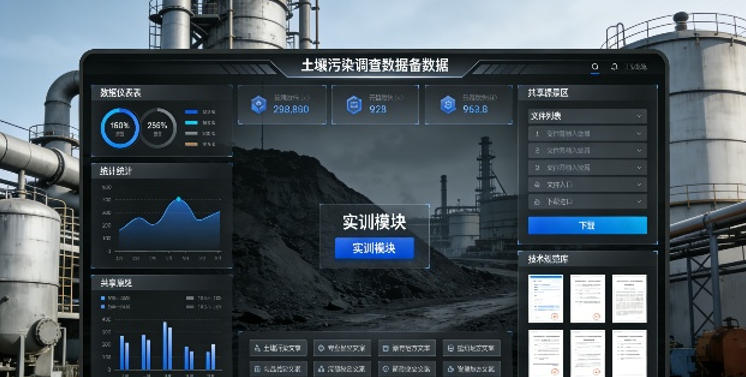 建设用地污染调查技术智慧实训教学管理平台