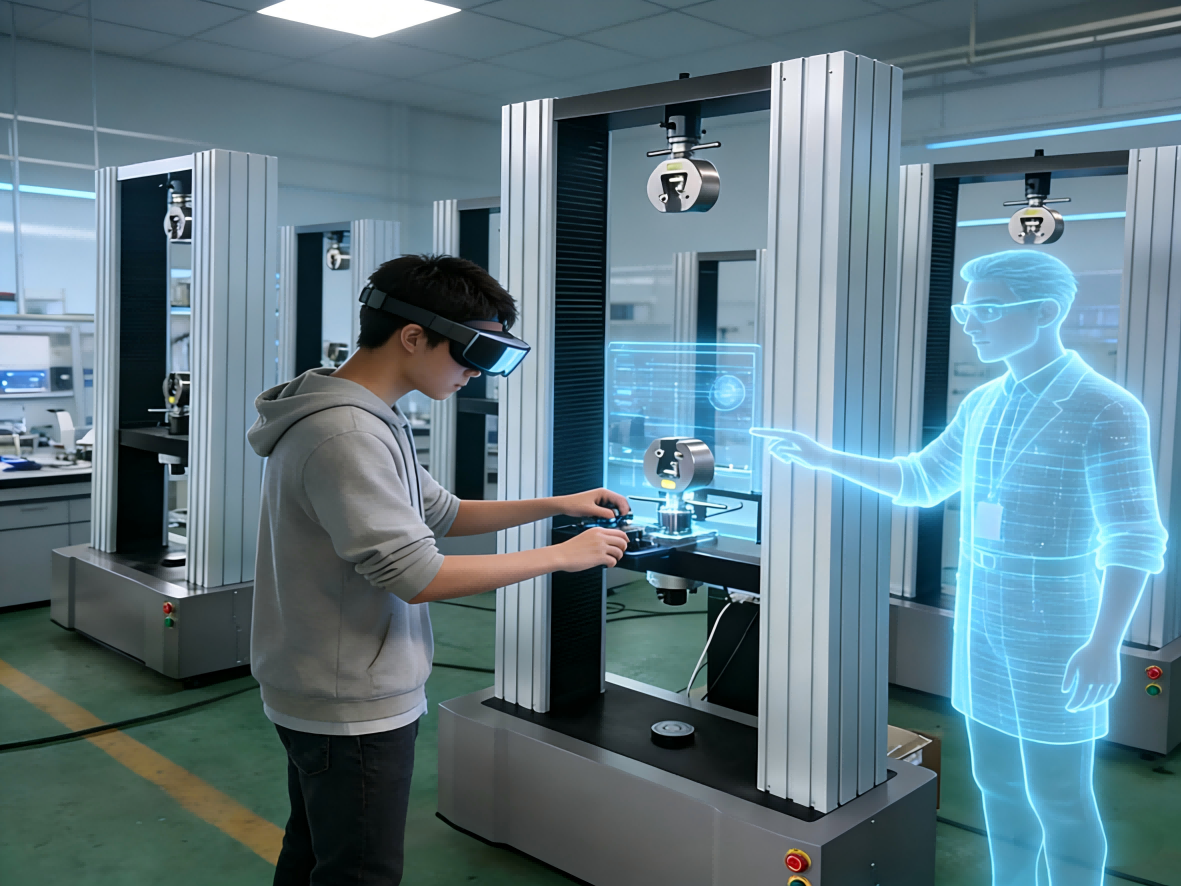 材料性能检测虚实融合实训系统