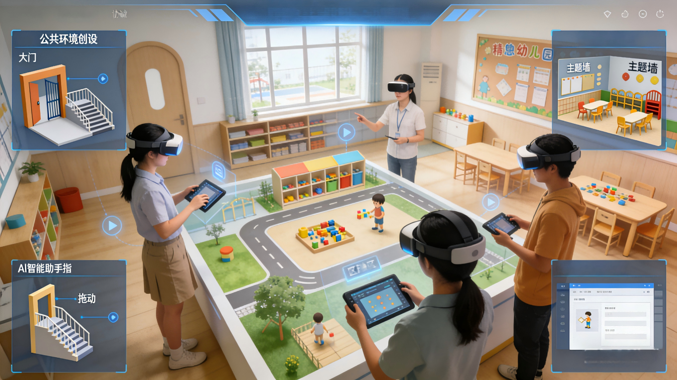 幼儿教学活动混合现实（MR）系统