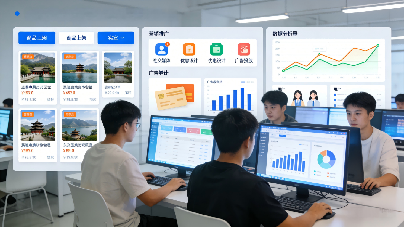 文旅资源数字化营销实训平台 