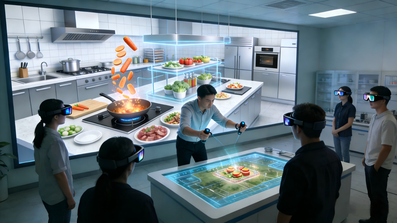 烹饪演示实训系统