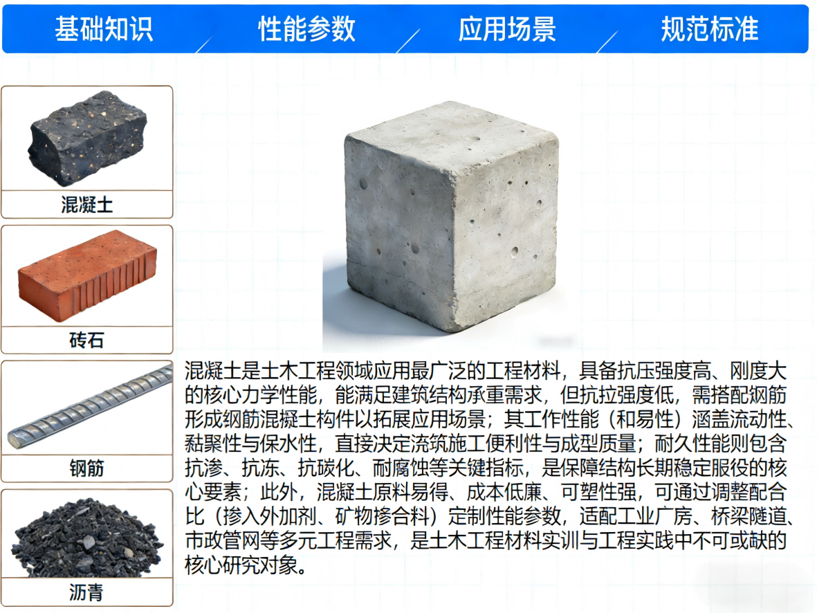 土木工程材料认知实训系统