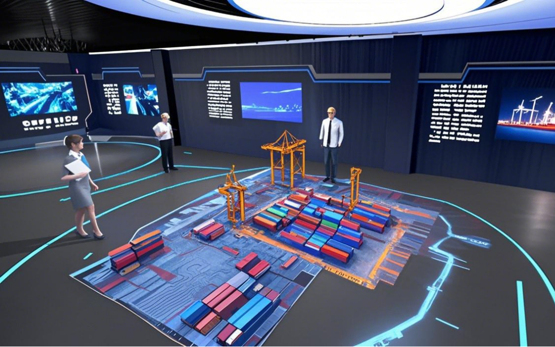 大型航运混合现实系统