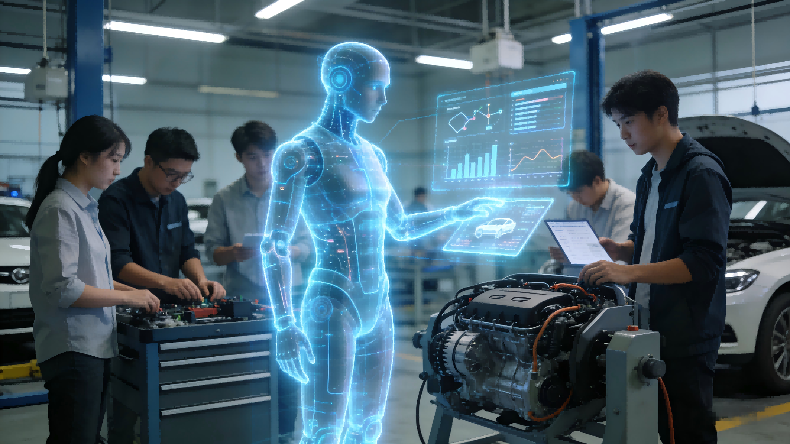 新能源汽车 AI 虚拟教师