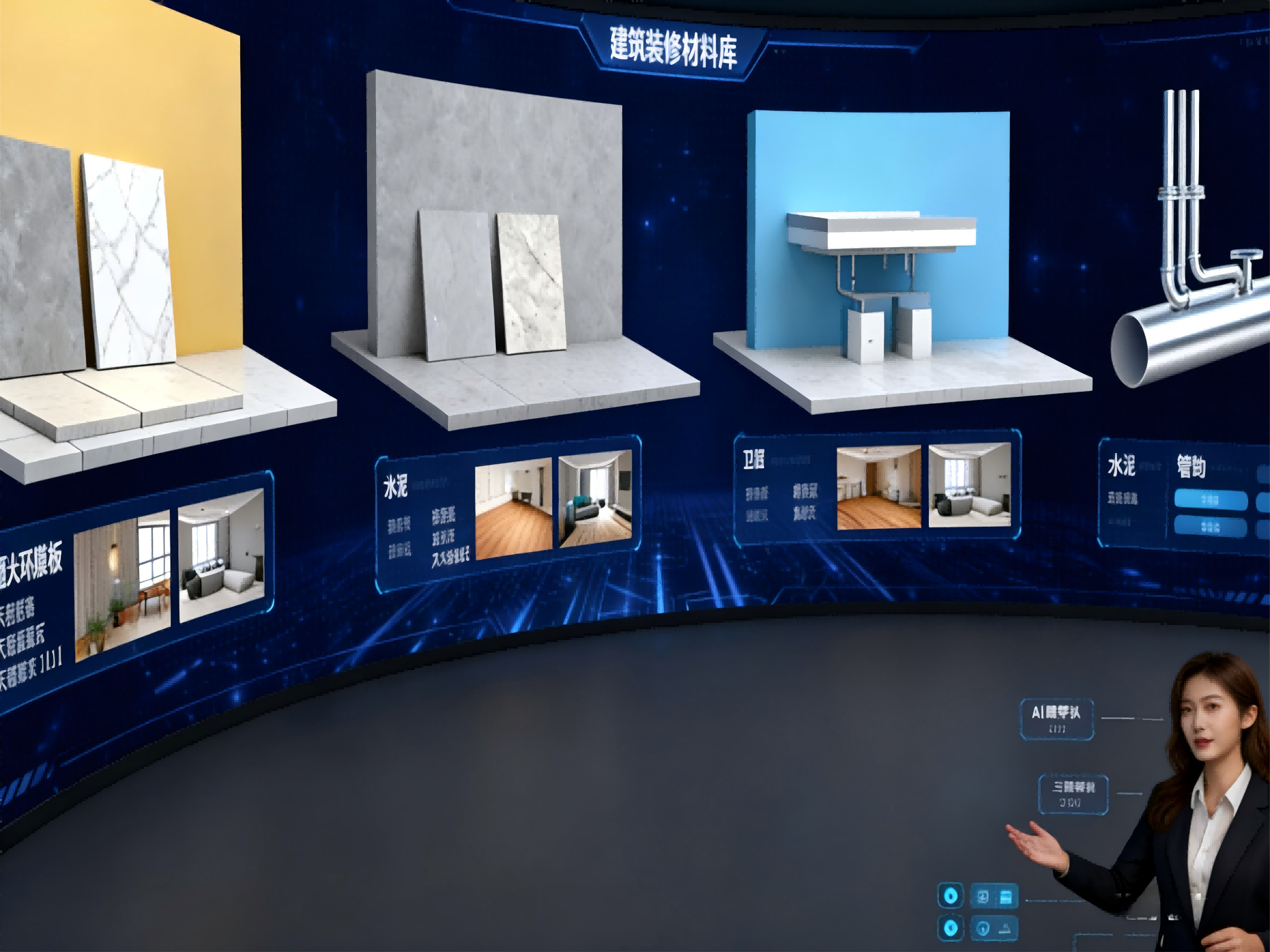 装饰材料实训系统