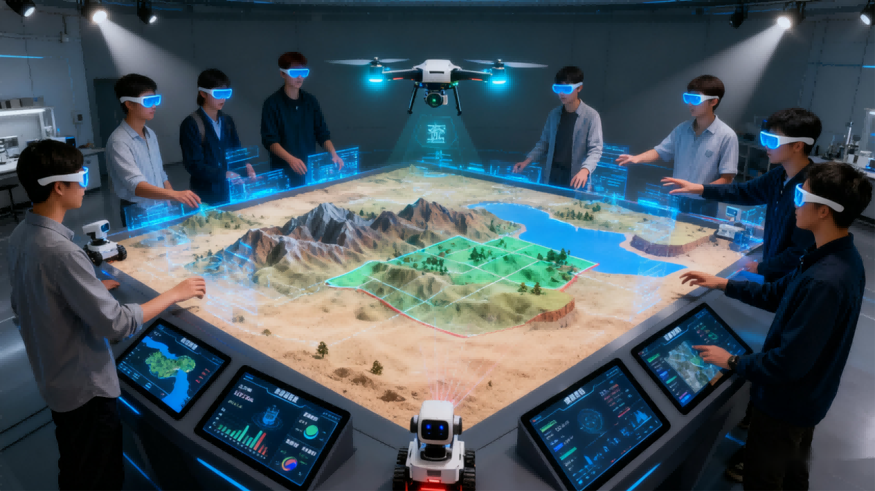 无人机测绘虚拟仿真教学训练系统