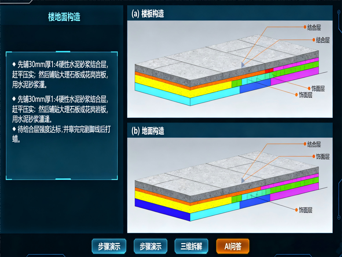 装饰构造实训系统
