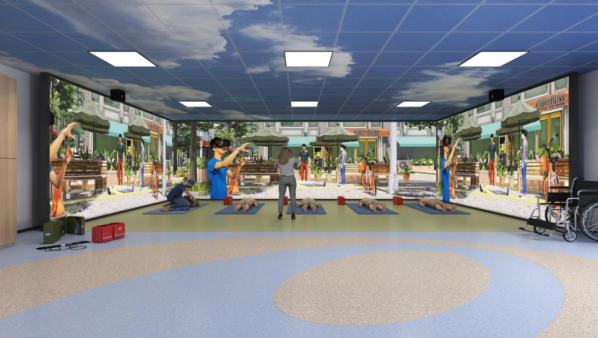 无设备穿戴的多人协同灾难救援训练