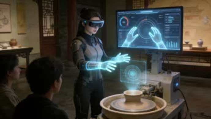 智慧职教新突破：非遗陶艺实训室助力教师高效教学与管理