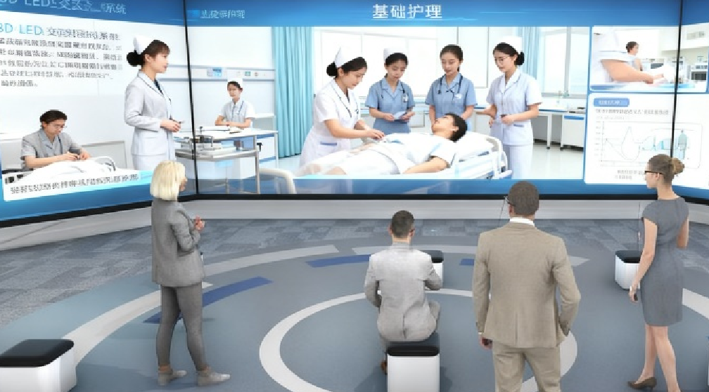 基础护理‘AI+虚仿’虚实融合创新实训室