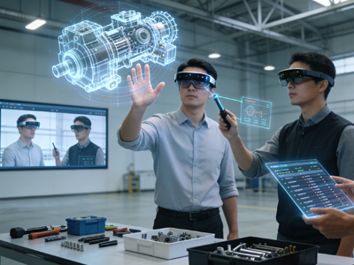 依托MR大空间实现多角色协同实战，还原产业真实工作场景