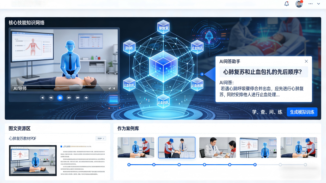 AI 智能教学资源系统