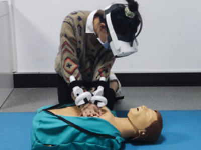 老年人应急处置XR虚实融合实训系统