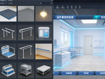 AI-XR适老化环境方案设计与展示工具