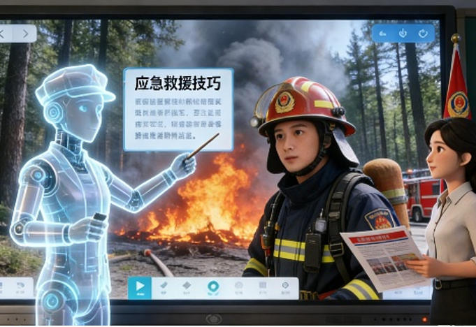 消防救援装备AI互动教学平台