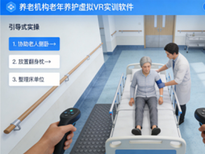 养老机构老年照料虚拟仿真VR实训系统