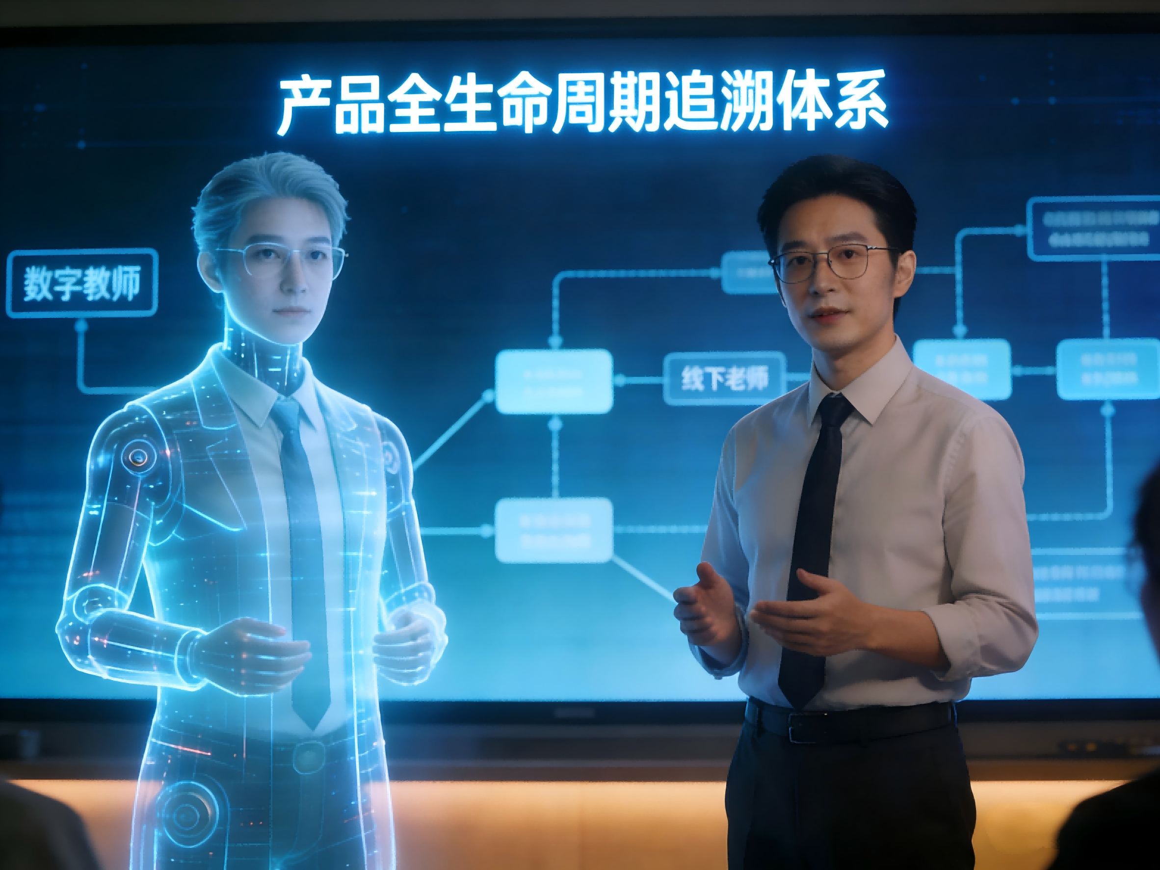 工业互联网标识解析AI+3D互动教学平台